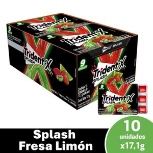 Trident Splash Fresa Limón