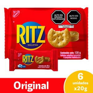 Ritz Plain Pack 6 Und x 20 gr