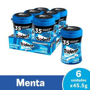 Trident Botella 35S MENTA Display x6