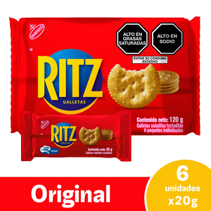 Ritz Plain Pack 6 Unds x 20gr