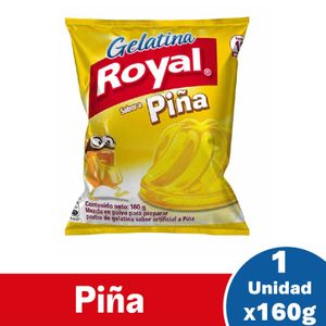 Gelatina Royal sabor a piña bolsa 160g