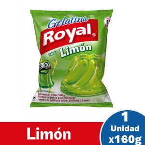 Gelatina Royal sabor a limón bolsa 160g
