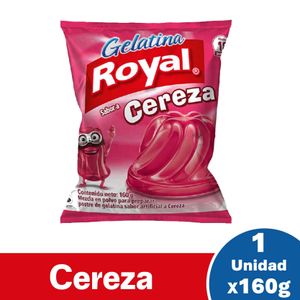 Gelatina Royal sabor a cereza, bolsa 160g