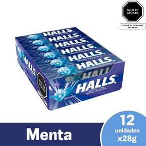 Halls Barra 9S Mentol Display x 12 Unds